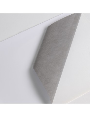 V200WG1 - White Gloss adh permanent grey