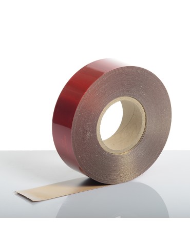 VC104R-51 - Reflexite 50m x Red Rigid ECE 104 Stripes