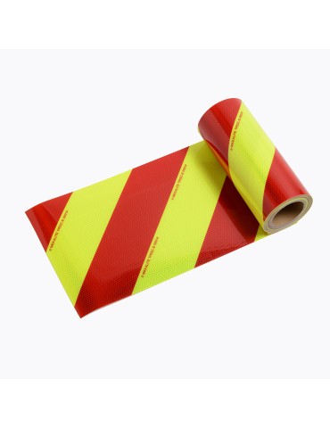 CHEVS77 - Yellow/Red Reflective stripes Class B