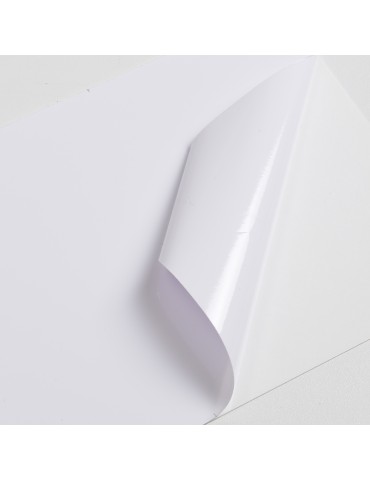 VCSR201DP - White Gloss adh permanent super-reinforced clear Special Cold