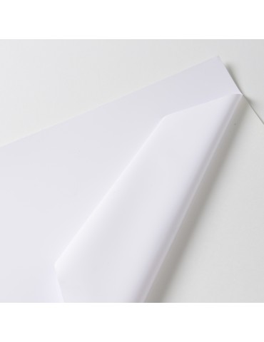VCSR201WG1 - White Gloss adh permanent super-reinforced clear
