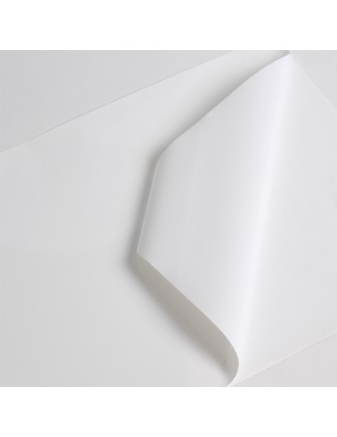 HXR101WG2 - White Gloss adh permanent reinforced clear