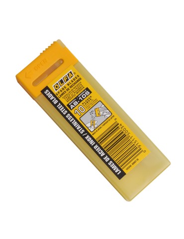 LAMOLFAS10 - 10 Blades Silver Olfa