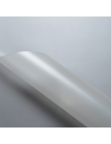 PCSTAR01S - Transparent Pearl White Sparkle effect Satin